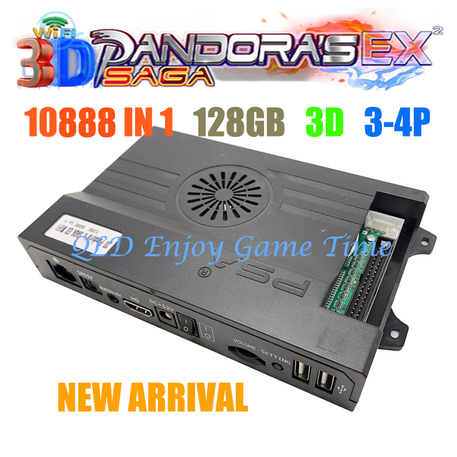 128GB 3D Pandora Saga EX2 Arca - огляд і ціна Trackball Controller Arcade