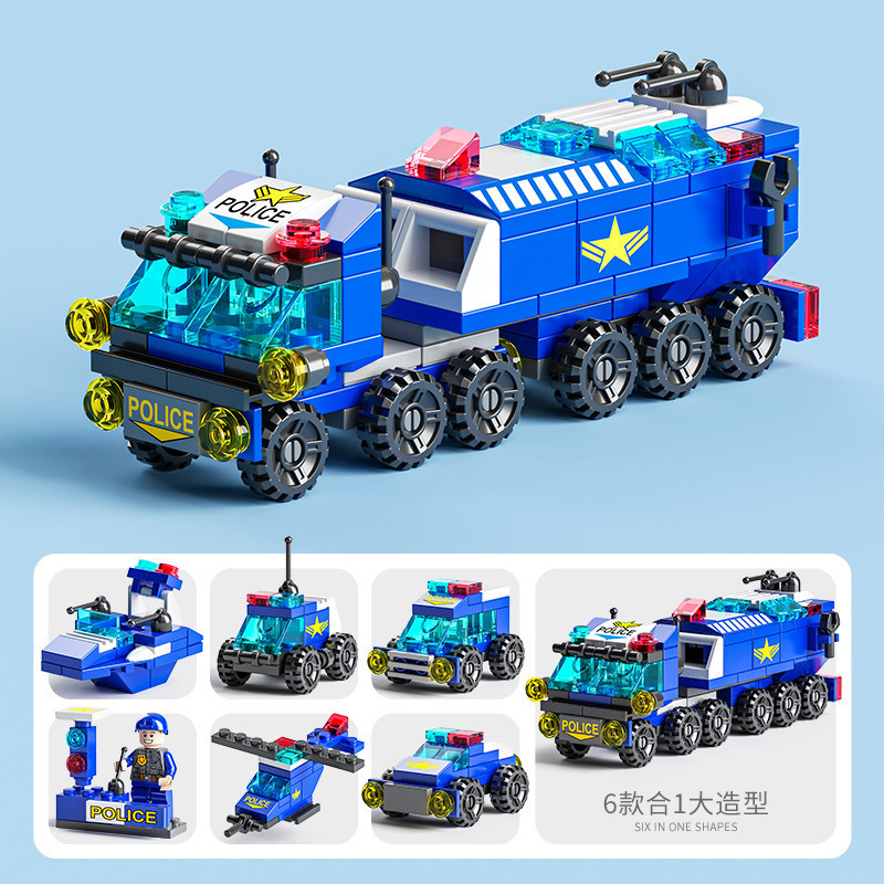 6 in 1 Mega City Building Set  - огляд і ціна Claw Crane Machine